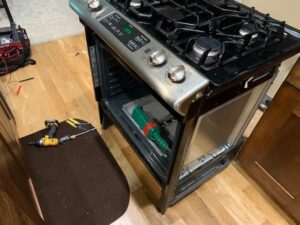Oven needing repair